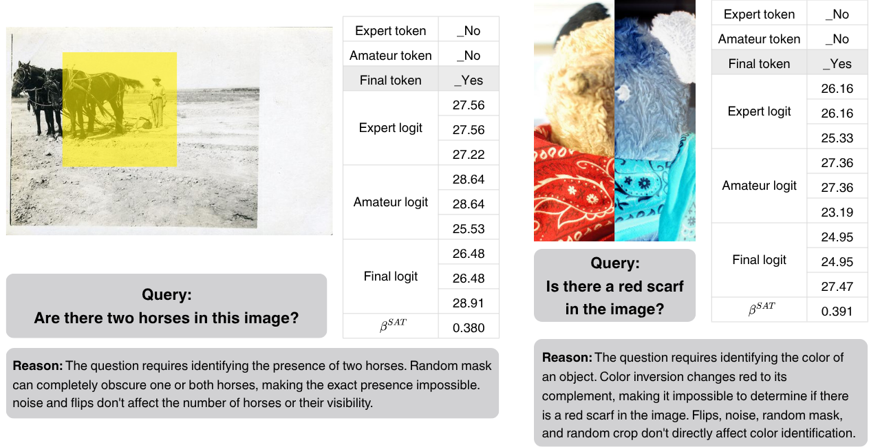 Self-Aug examples on MME.